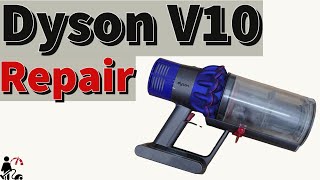 Dyson V10 How To Fix Loss Of Suction  Professional Vacuum Repair [upl. by Tnelc]