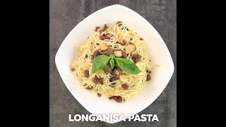 LONGANISA PASTA  Home Foodie madalicious [upl. by Yendroc]