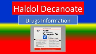 HALDOL DECANOATE  Generic Name Brand Names How to use Precautions Side Effects [upl. by Bish]