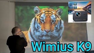 Wimius K9 test projektora Led FHD 1080p z certyfikatem Netflix i Prime video [upl. by Nayab]