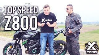 TOP SPEED Z800 │X MOTOS [upl. by Ahtibat652]