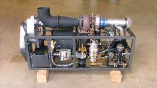 GR5A Experimental Turboshaft Jet Engine Demo [upl. by Hsirrap]