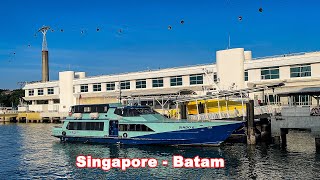 Sindo ferry  Singapore Harbourfront to Batam Sekunpan [upl. by Barrington848]