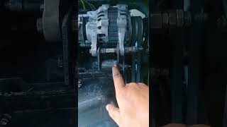 4d56 alternator brucket repair [upl. by Ayikur]