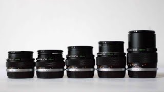 Vintage Lenses For Mirrorless  A Full Kit Of Zuiko Primes For Under £400 [upl. by Odnama]