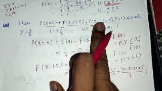 CDF Numericals  Distribution Function  IIT JAM GATE Statistics [upl. by Joost463]