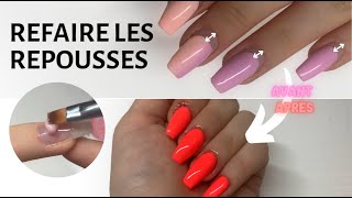 Le REMPLISSAGE des ongles en gel après repousses  Refaire ses ongles en gel avec CAPSULES [upl. by Pena273]