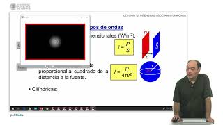 Intensidad asociada a una onda  1325  UPV [upl. by Xxam]