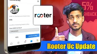 Rooter App Se UC Kaise Le । How To Get UC From Rooter App । BGMI UC । BGMI UC IN Rooter [upl. by Ynattyrb]