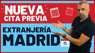 NUEVA CITA PREVIA EXTRANJERÍA MADRID [upl. by Poucher]