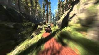 Speeder Bike Chase on STAR WARS Battlefront with all HUD hidden [upl. by Busby]