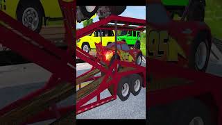 Cars vs Speed Bumps  Train vs Cars  Truck vs Cars  BeamNg Drive 701 beamngdrive beamng [upl. by Lazar]