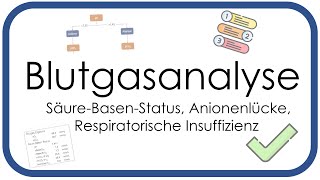 Blutgasanalyse BGA  SäureBasenStatus Anionenlücke Respiratorische Insuffizienz  Teil 2 [upl. by Wilsey]