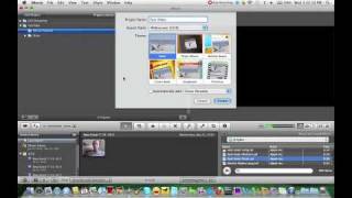 iMovie tutorial Creating a Folder and Project [upl. by Boothman]