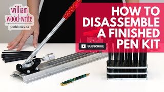 Disassembling a finished pen kit 2 Methods [upl. by Harmonia251]