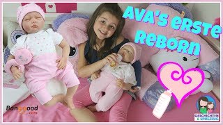 Echtes Baby für Ava Erste Reborn Baby Puppe 💕 Geschichten und Spielzeug [upl. by Khosrow]