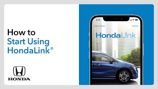 How to Start Using HondaLink [upl. by Netloc294]