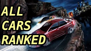 Ranking ALL 58 Vehicles in NFS Carbon From Worst To Best [upl. by Lancelle636]