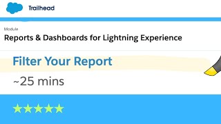 Filter Your Report  Reports amp Dashboards for Lightning Experience [upl. by Enovi509]