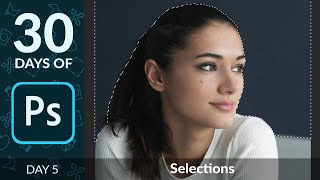 How to Create Selections in Photoshop  Day 5 [upl. by Oicatsana]