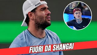 Berrettini saluta Shanghai il danese Rune vince ancora in rimonta [upl. by Ivel662]