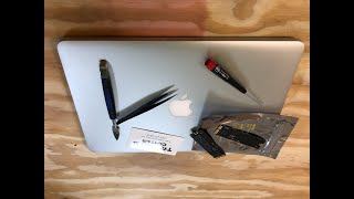 How to Replace or Upgrade SSD Pcie Storage Drive 13quot Apple MacBook Pro Retina A1502 HD 1080p [upl. by Euk358]