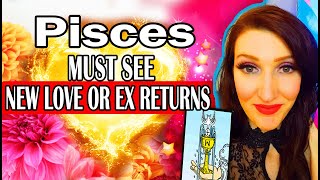 PISCES SHOCKINGLY ACCURATE WILL THERE NEW LOVE OR EX RETURNS PISCES Tarot Reading [upl. by Ellennoj]