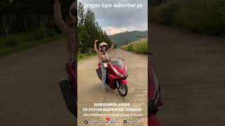 SAINGANNYA AYANG VS PCX160 MODIFIKASI TERBARU pcx160 automobile boomerzartmodified pcx [upl. by Yanat539]