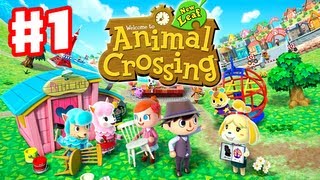 Animal Crossing New Leaf  Gameplay Walkthrough Part 1  Day 1  Im the New Mayor Nintendo 3DS [upl. by Llehsam849]