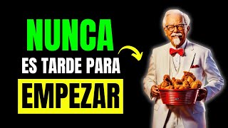 MILLONARIO A LOS 74 El Coronel Sanders la Historia Épica de KFC [upl. by Esorylime]