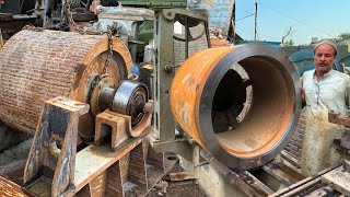 How Expert Manual Machinist Machined Roller For Aggregate Crusher Plant in Harsh Working Condition [upl. by Kermie]