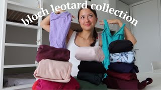 my BLOCH LEOTARD COLLECTION  haul and try on [upl. by Orihakat]