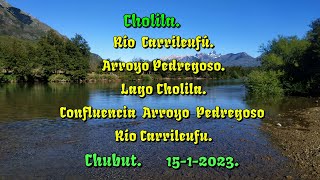 Cholila  Río Carrileufú  Río Pedregoso  Lago Cholila Chubut 15  enero  2023 [upl. by Aissila]