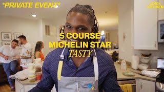 5Course Michelin Star Private Birthday Event GONE CRAZY [upl. by Adihsar]