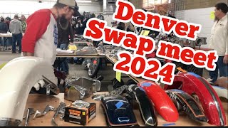 Largest Indoor Motorcycle Swap Meet in America Denver Expo 2024 [upl. by Gerge]