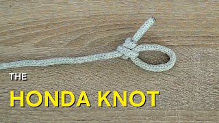 How to the Honda Knot  The Lasso Knot or Lariat Knot [upl. by Ahseyk423]