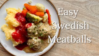 Easy Swedish Meatballs  Hello Autumn🍂  September Storm💨  Slow Living☕ [upl. by Alina]