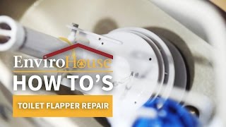 Toilet Flapper Repair  EnviroHouse How To [upl. by Laban51]