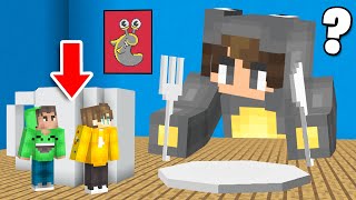 HIDING In SLOGOS HOUSE As TINY PLAYERS Minecraft [upl. by Dnomyaw]