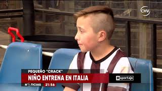 Juventus de Italia Niño de chileno solo diez años fue reclutado por la Juventus de Italia [upl. by Einaffit]