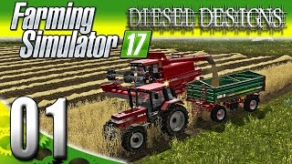 Farming simulator 2017 Seasons Osceola WI 16x Bean Harvest [upl. by Claretta]