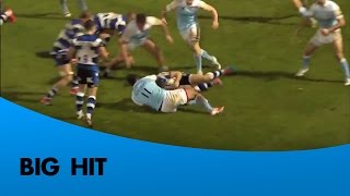 Alex Tuilagi  huge hit vs Bath [upl. by Corby339]