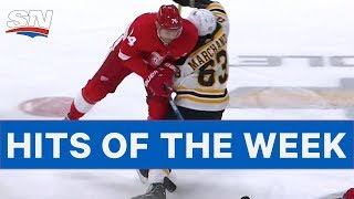 NHL Hits of The Week Down Goes Marchand [upl. by Turpin]