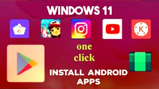 install android apps on windows 11  windows subsystem for android  WSATools Apps [upl. by Millicent]