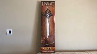 Orcrist  Sword of Thorin Oakenshield from the Hobbit by United Cutlery UC2928 [upl. by Etteiluj]