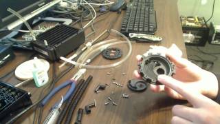 panzerPC Guide Corsair H70 pump strip down [upl. by Groot]