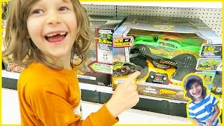 Toy Truck Hunt Birthday Edition at ToysquotRquotus [upl. by Joacimah460]