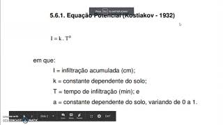 Ensaio de Infiltração com o Modelo de Kostiakov  Geomorfologia [upl. by Dodds]