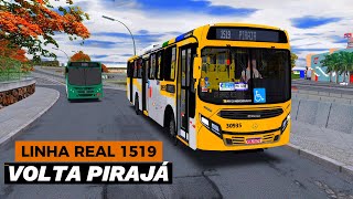 🟡LINHA REAL 1519 IGUATEMI x PIRAJÁ RUA VELHA  MAPA SALVADOR NORTE v3  G920 volta🟡 [upl. by Haik]