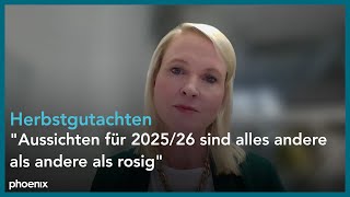 Herbstgutachten Einschätzung von Sonja Álvarez Wirtschaftswoche [upl. by Scharf598]